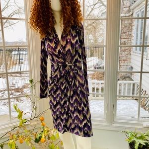 Michael Kors Faux Wrap Dress